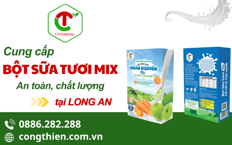 bột sữa tươi mix