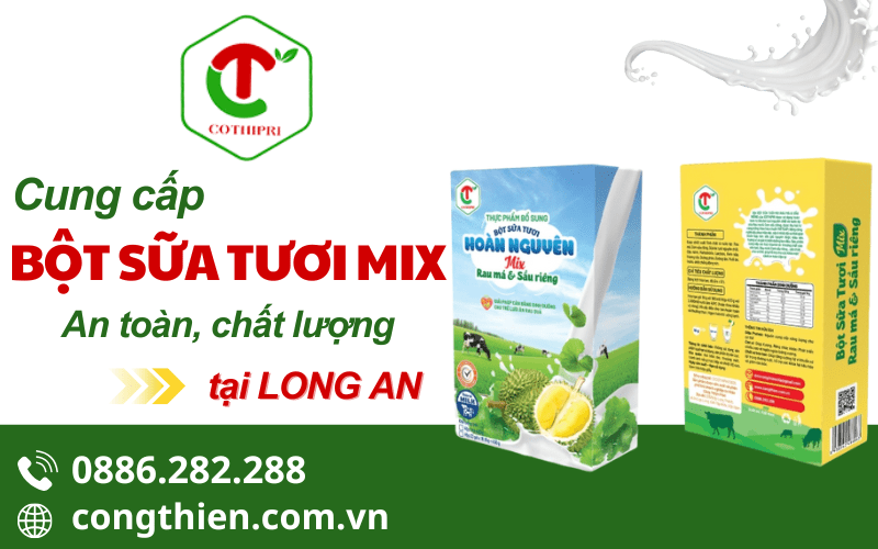 bột sữa tươi mix