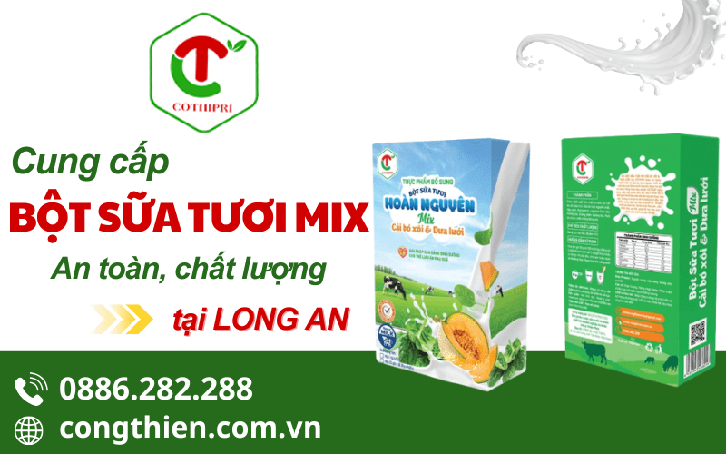 bột sữa tươi mix
