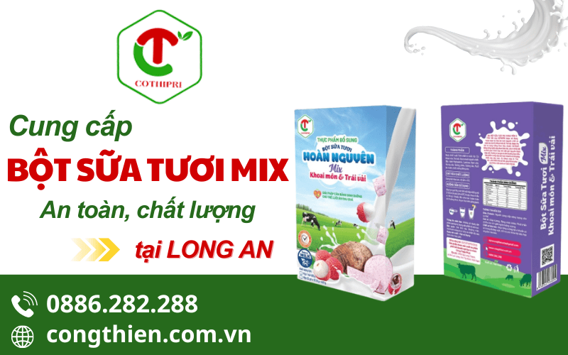 bột sữa tươi mix