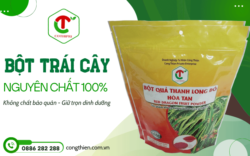 bột trái cây