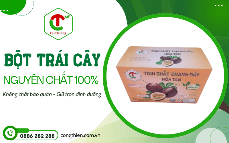 bột trái cây